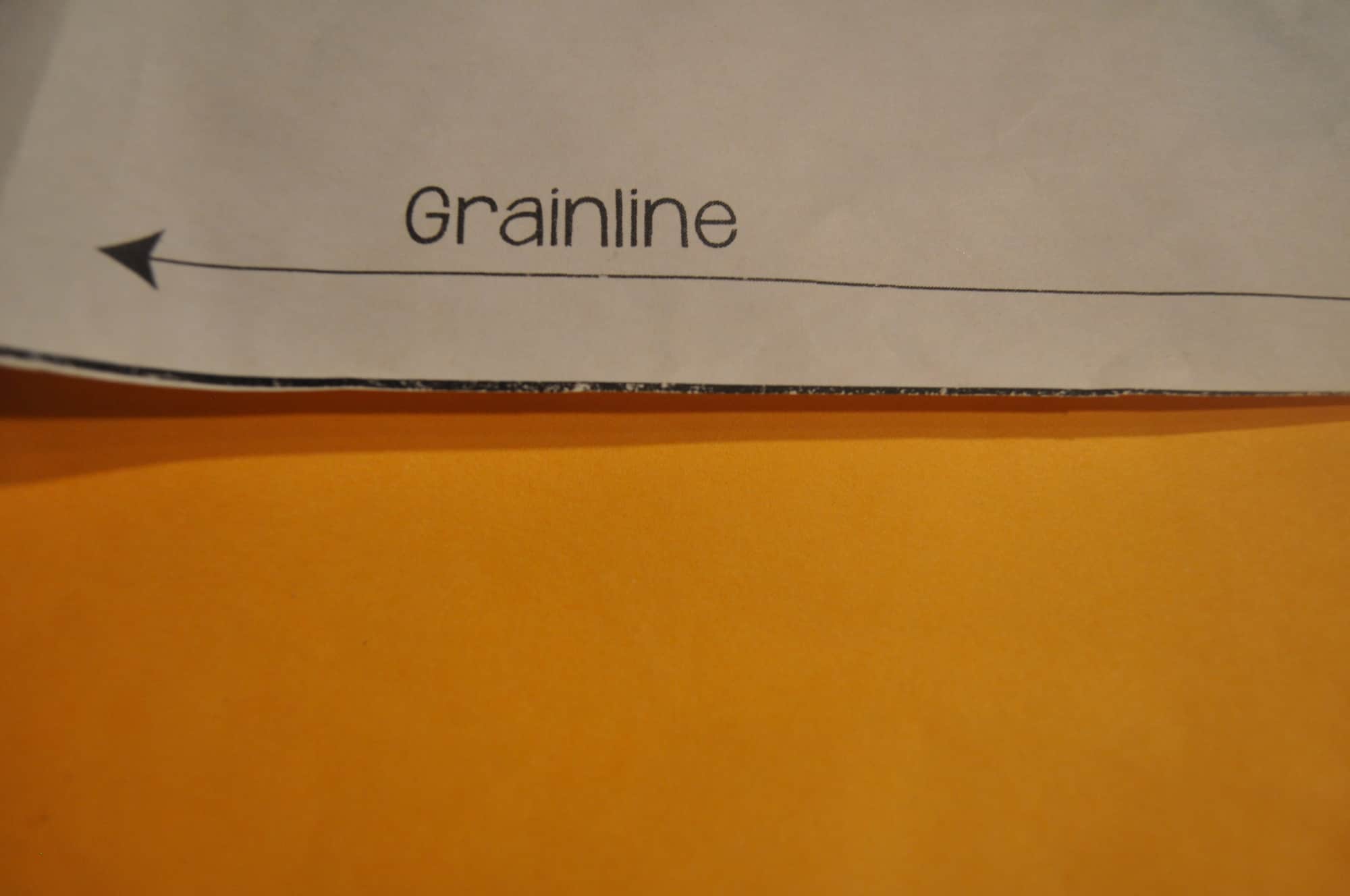 What Is Grainline In Pattern Making?