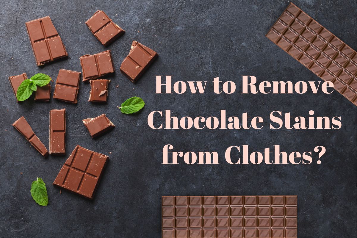 how to remove chocolate stains from clothes