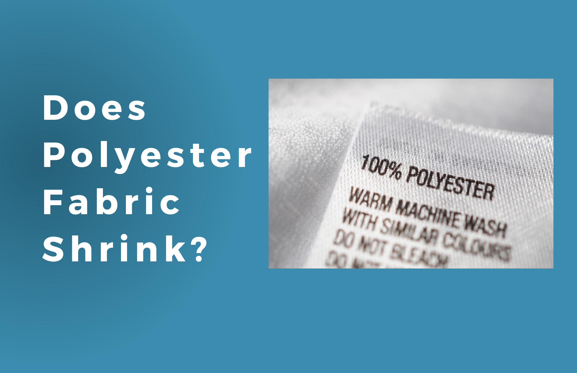 Does Polyester Fabric Shrink? How to Avoid?