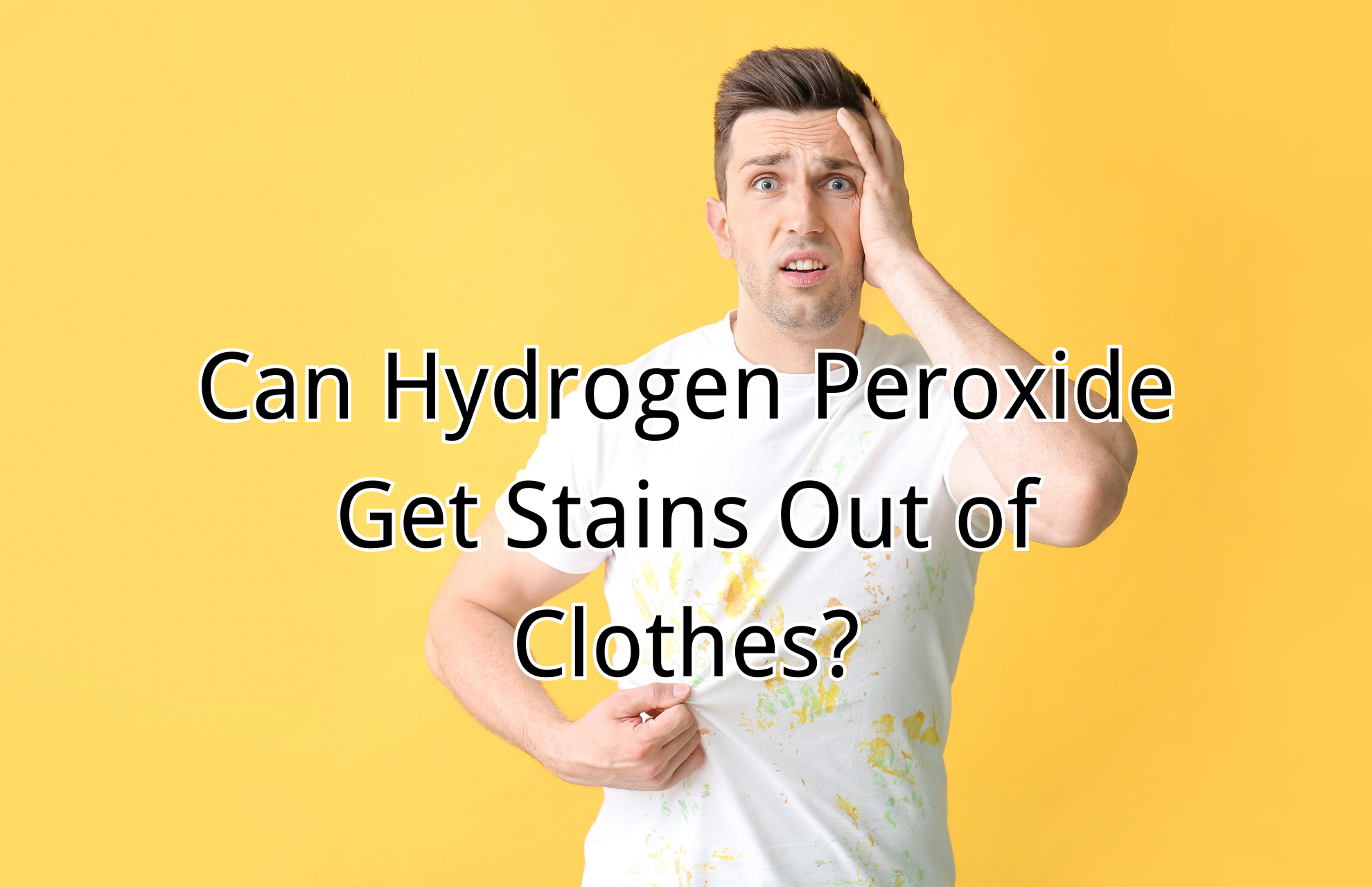 Can Hydrogen Peroxide Get Stains Out of Clothes?